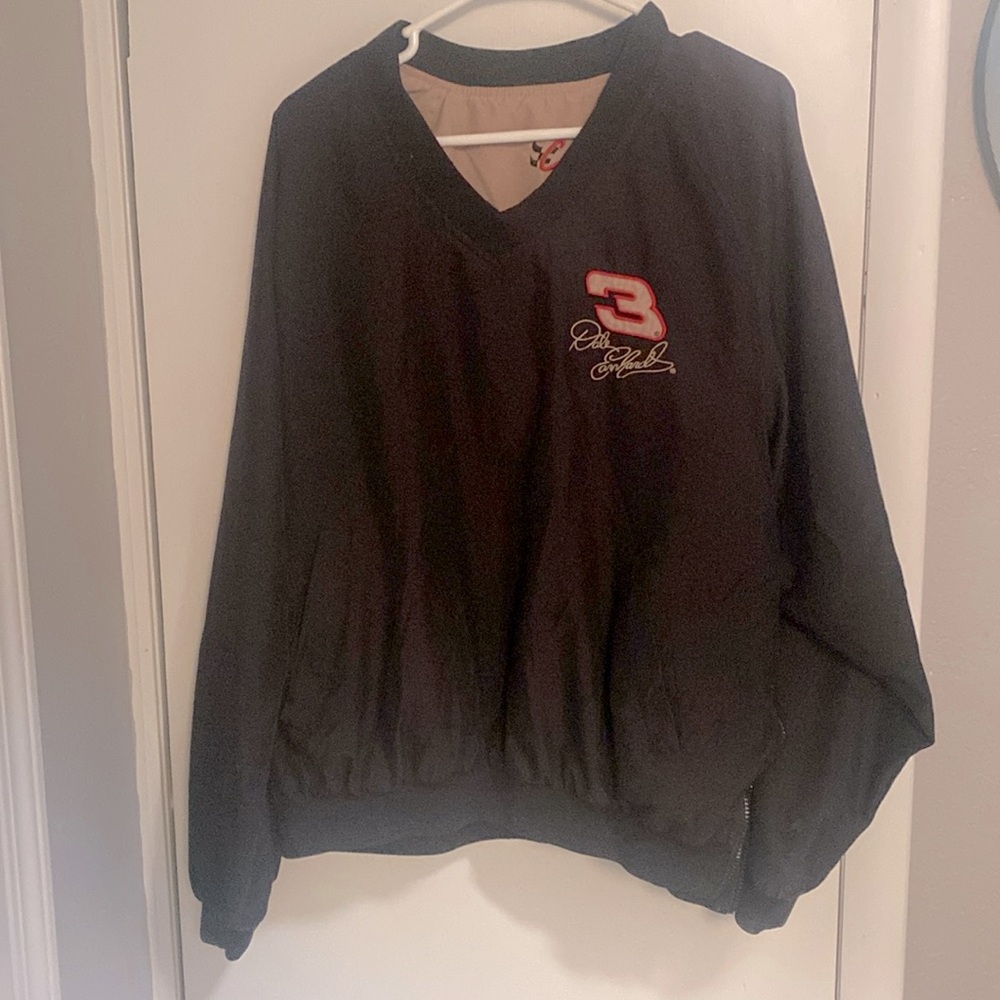 Dale Earnhardt reversible, pullover shirt, jacket